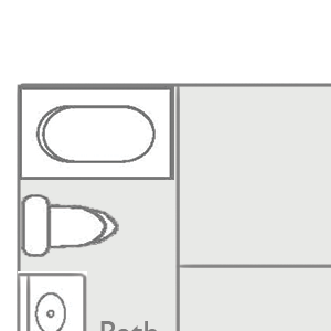 B2D Two Bed Two Bath Floor Plan B2D Two Bed Two Bath Floor Plan at Piedmont at Ivy Meadow, Charlotte, 28213